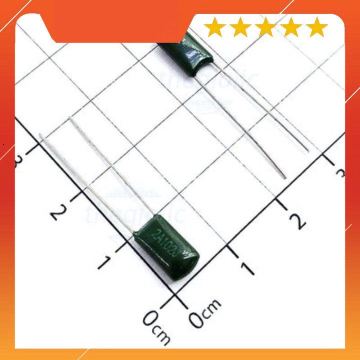 [50 Cái]- Tụ Kẹo Xanh 1nF 100VDC 2A102J-CL11