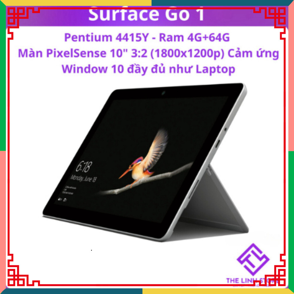 Máy tính bảng Surface Go 1 màn 10 inch 1800x1200p - Intel 4415Y