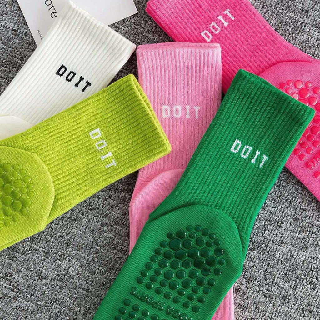 Tất Vớ Doit Silicon Chống Trơn Tập Thể Thao ,Yoga Thời Trang Thoáng Khí ,Không Hôi Chân Size 35-38