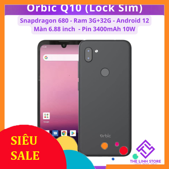 Điện thoại Orbic Q10 RC609L bản Lock Sim - Snapdragon 680