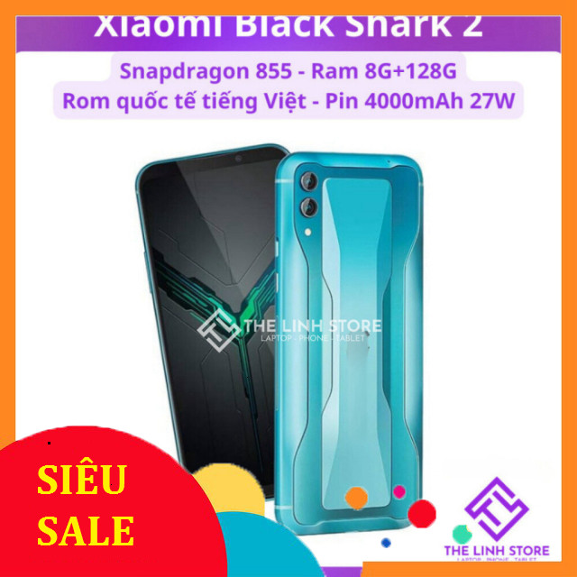 Điện thoại Xiaomi Black Shark 2 Rom quốc tế - Snapdragon 855