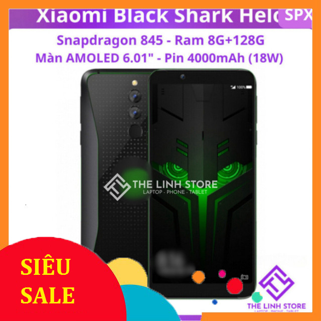Điện thoại Xiaomi Black Shark Helo (SPX) màn AMOLED 6 inch - Snapdragon 845 ram 8G 128G