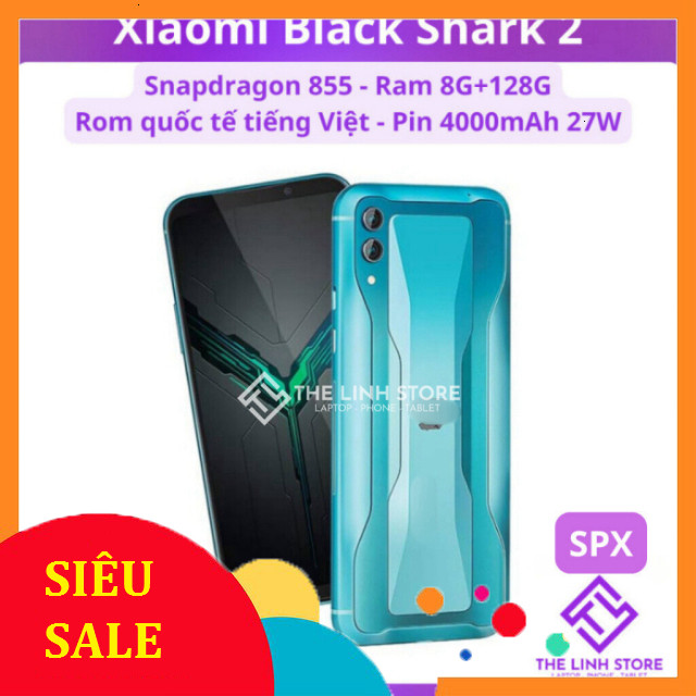 Điện thoại Xiaomi Black Shark 2 (SPX) màn AMOLED chuẩn - Snapdragon 855 bản Quốc tế