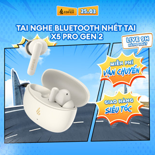 Tai Nghe Bluetooth Nhét Tai EDIFIER X5 PRO| Chống Ồn Chủ Động | Thời Gian Sử Dụng Tới 31H | Bảo Hành 15 Tháng