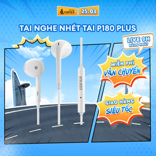 Tai Nghe Nhét Tai Có Dây EDIFIER P180 PLUS/P230 | Chân Cắm 3.5mm/USB-C | Tích Hợp Mico Đàm Thoại | Bảo Hành 15 Tháng