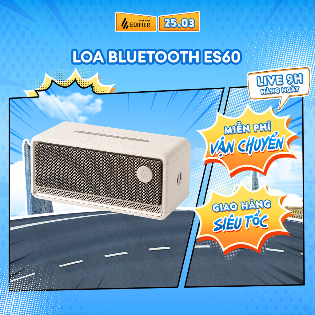 Loa Bluetooth Không Dây Để Bàn EDIFIER ES60 - Công Suất 34W - Chơi Nhạc Đến 9H - Âm Thanh 360 Độ - 1