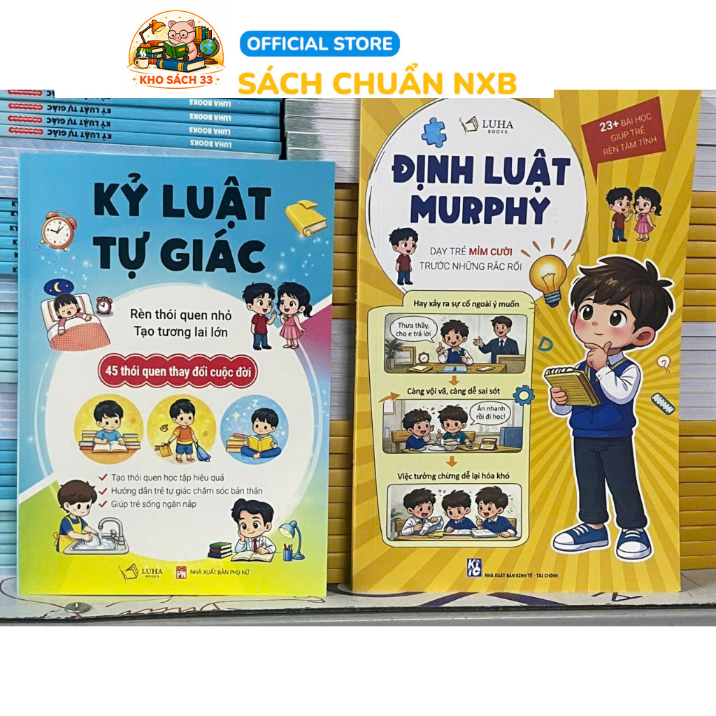 Sách - Combo 2 cuốn: Định Luật Murphy + Kỷ luật tự giác