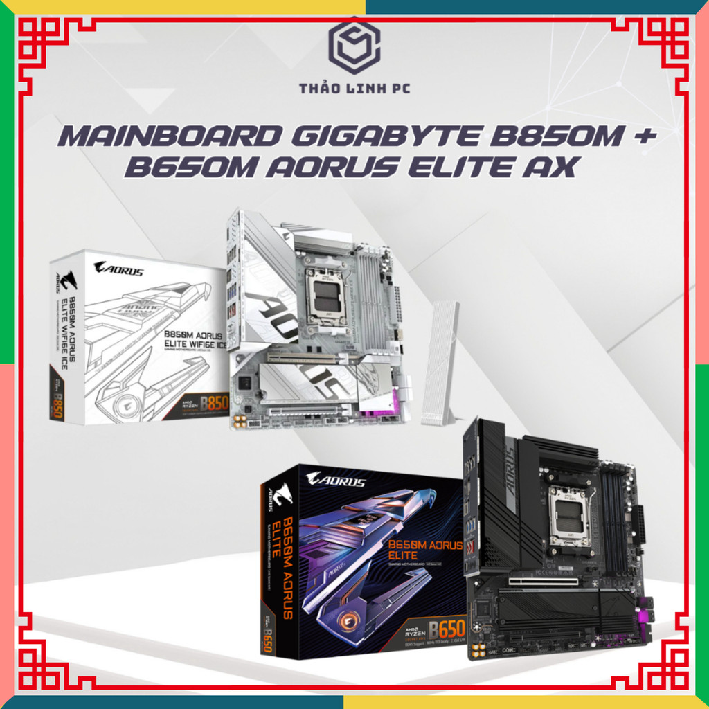 Mainboard GIGABYTE B850M Aorus Pro - Hàng new 100%