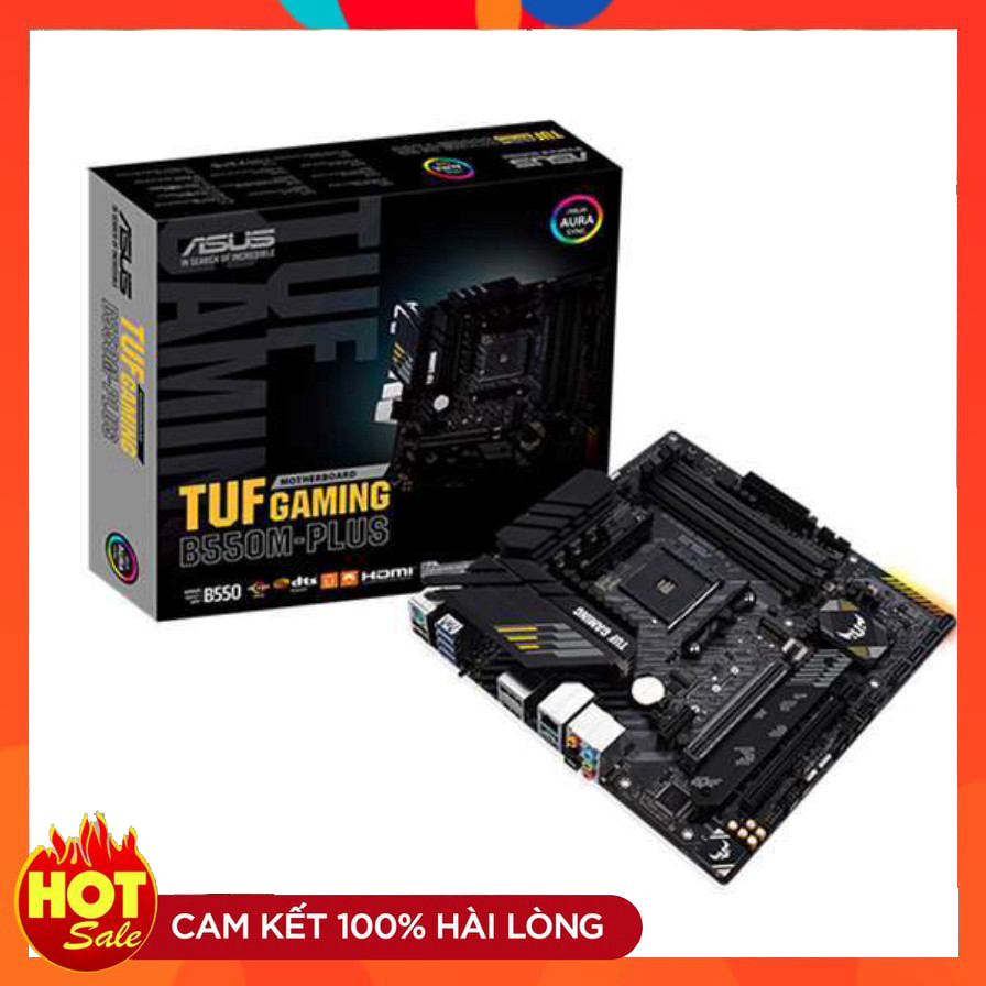 Mainboard Gaming ASUS TUF B550M-PLUS – AM4, DDR4, Micro-ATX