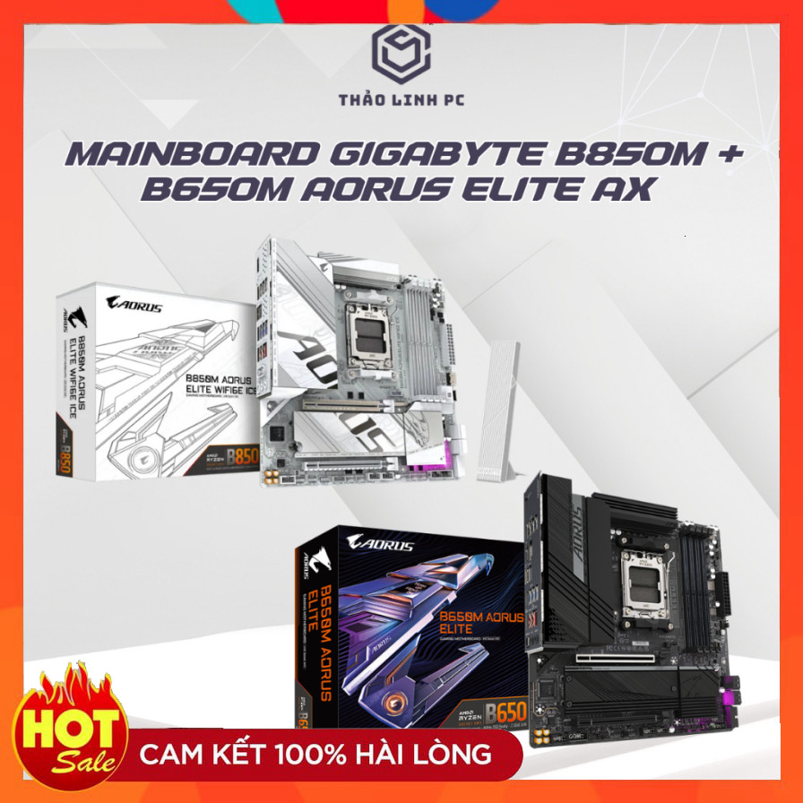 Mainboard GIGABYTE B850M Aorus Pro - Hàng new 100%