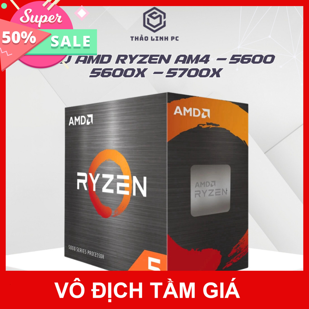 CPU AMD Ryzen AM4 - 5600 - 5600x - 5600GT - 5700x [Tray New]