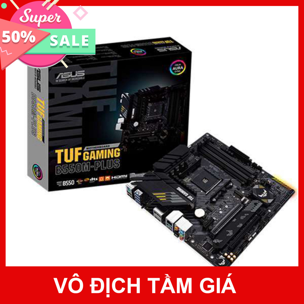 Mainboard Gaming ASUS TUF B550M-PLUS – AM4, DDR4, Micro-ATX