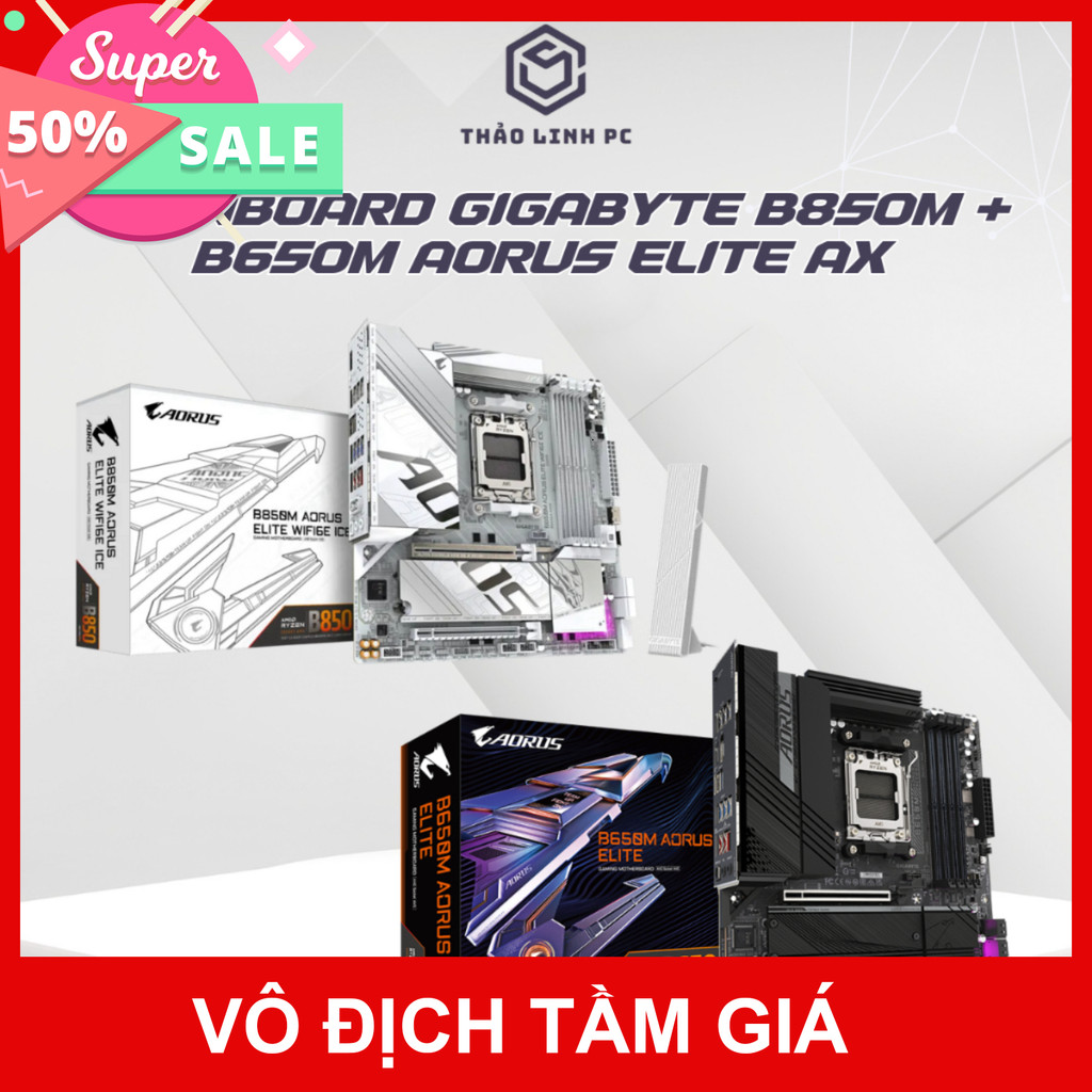Mainboard GIGABYTE B850M Aorus Pro - Hàng new 100%