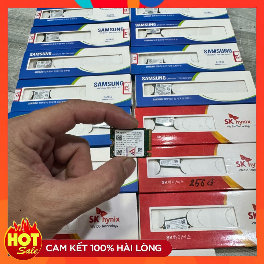 ổ cứng SSD NVME 256Gb chuẩn 2230 samsung / hynix