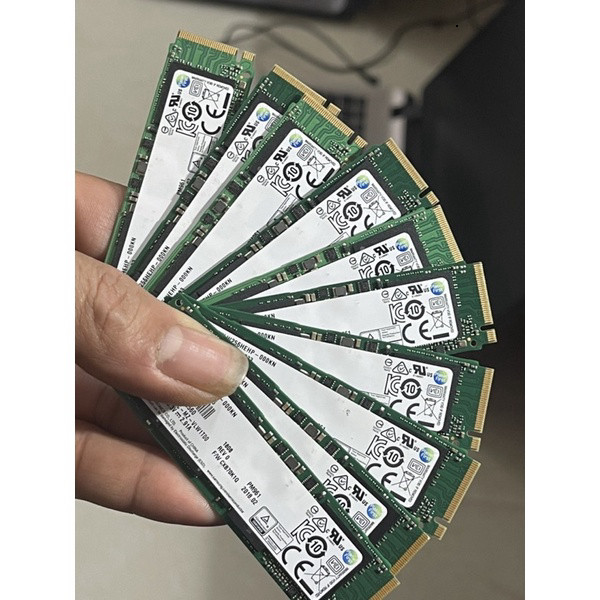 Ổ Cứng SSD M2 2280 Pcle Nvme 256gb samsung PM951, PM961, PM981 hàng tháo máy.