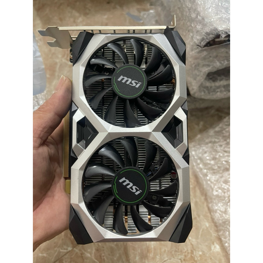 VGA-Card màn hình MSI GTX1650 SUPER VENTUS XS OC 4GB D6 và GTX1650 4gb d5 hàng tháo máy.
