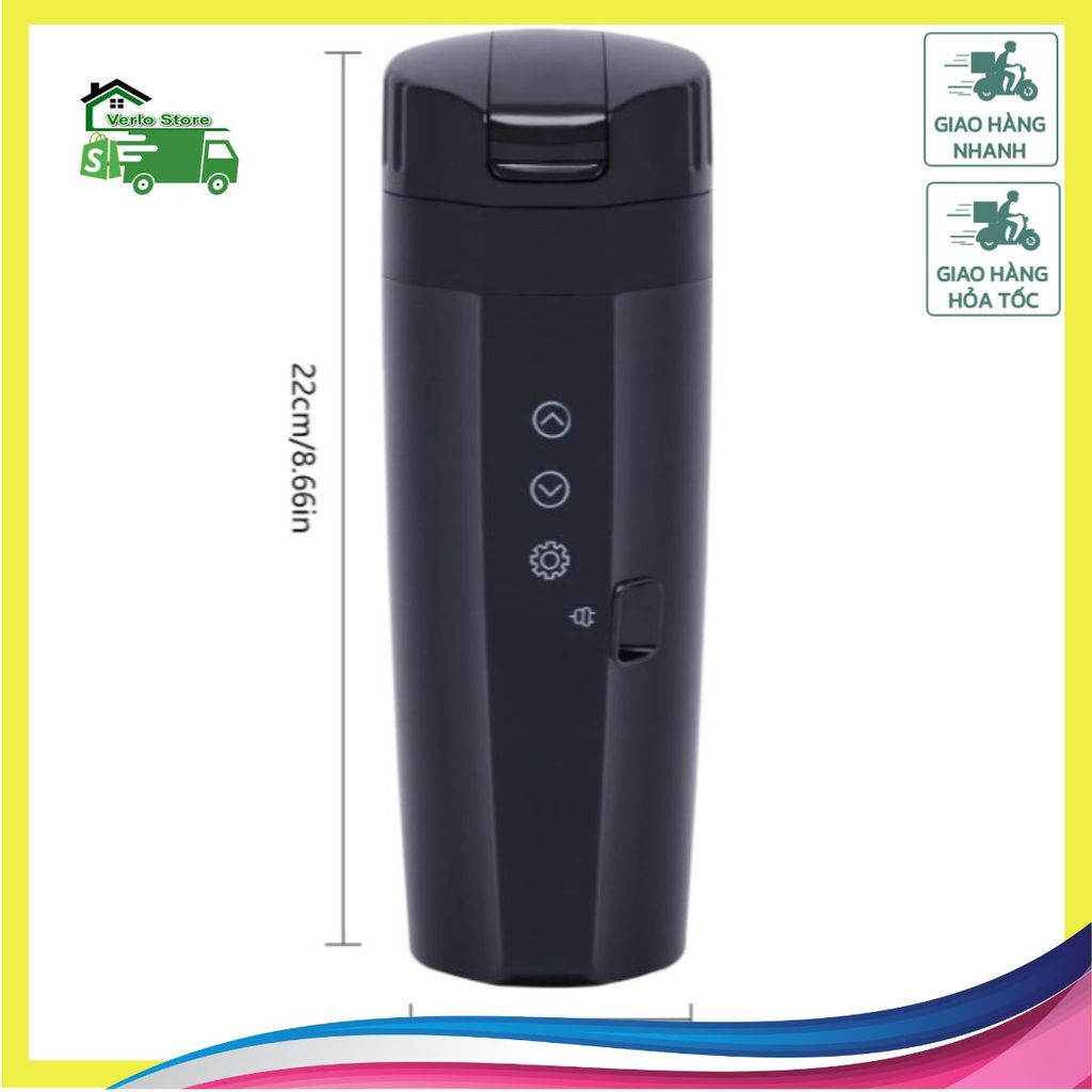 Car Kettle LCD – Ấm đun xe hơi cao cấp OOKURA LCD Heating Cup 536-25