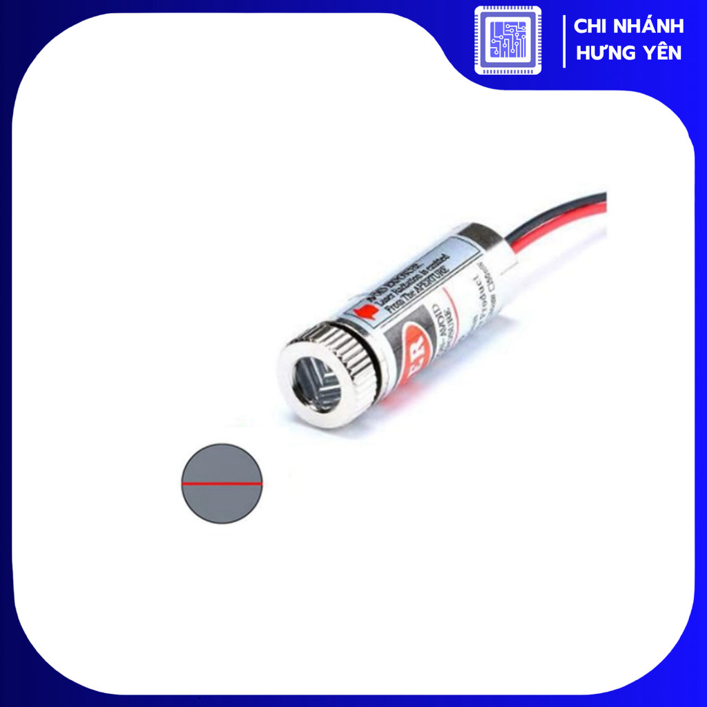 Đầu phát laser 5mW màu đỏ Dấu trừ