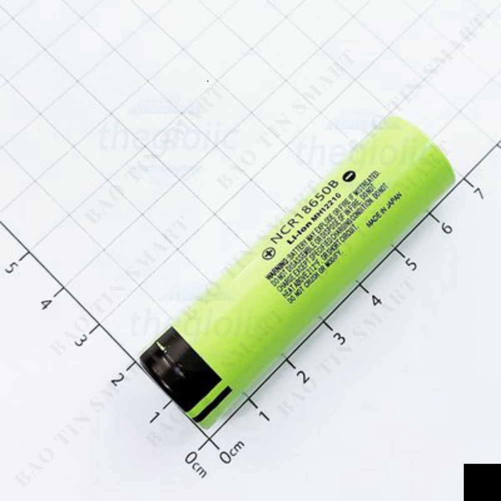 Pin Sạc Panasonic 18650 3400mAh 3.7V NCR18650B Đầu Bằng Linh Kiện Smart