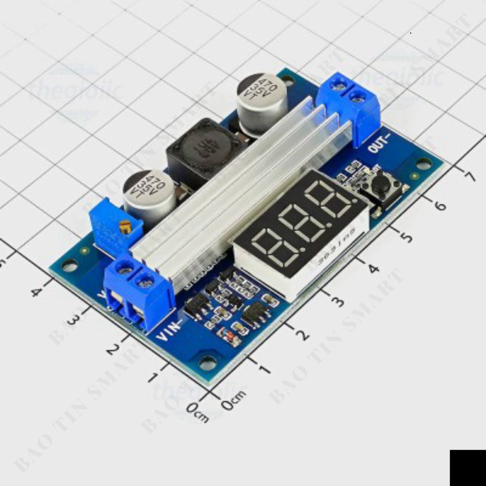 FP5139 Mạch Tăng Áp 3A 65W Có Hiển Thị Linh Kiện Smart