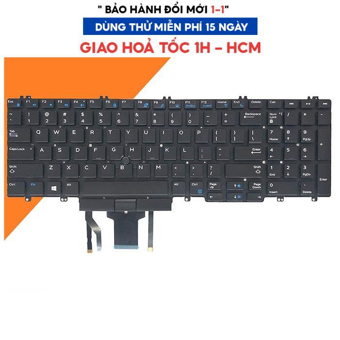 Bàn phím laptop Dell Precision 7530 7730 M7530 M7730 (Có Đèn) .