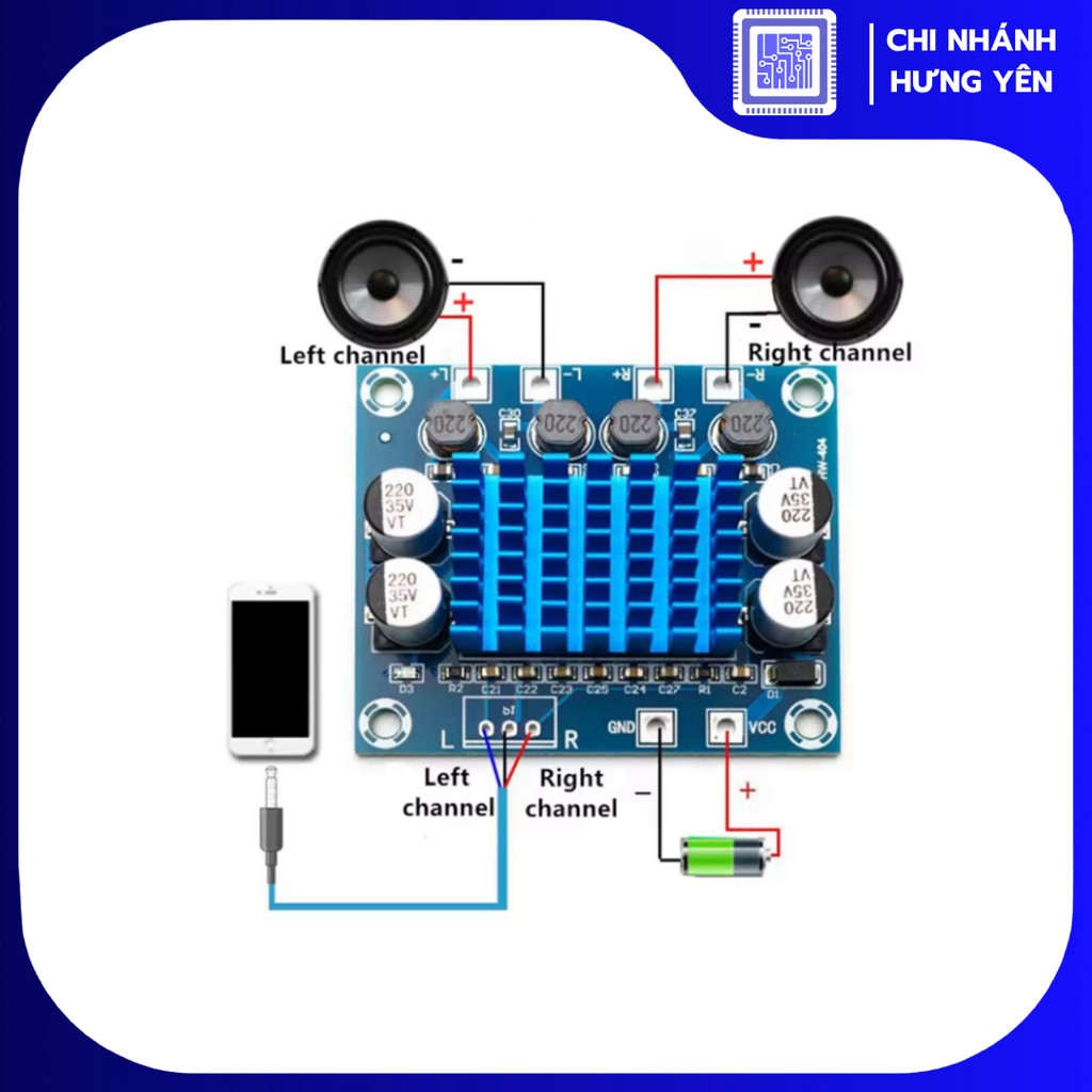 Mạch Khuếch Đại Âm Thanh 2x30W XH-A232