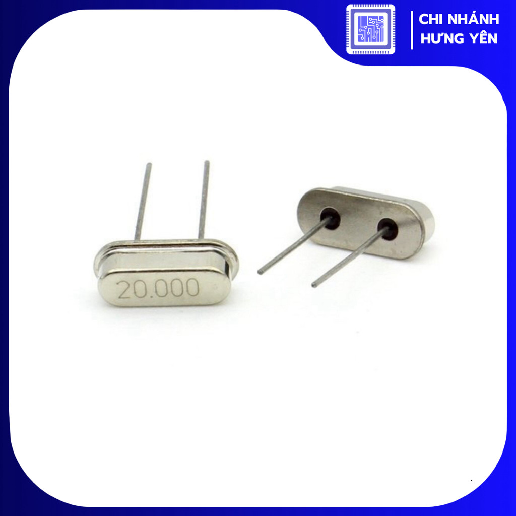 Thạch anh cắm 8MHz / 12MHz / 16MHz / 20MHz – Quartz Crystal Oscillator HC-49S