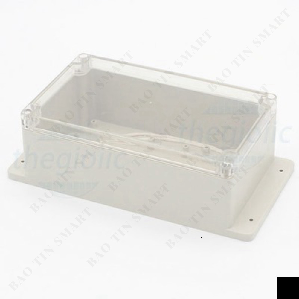 Hộp Nhựa Chống Nước 200x120x75 Có Tai Nắp Trong Suốt Linh Kiện Smart