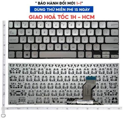 Bàn phím laptop Asus Vivobook 14 X420 X420F X420U, A420 A420F F420 BẠC .