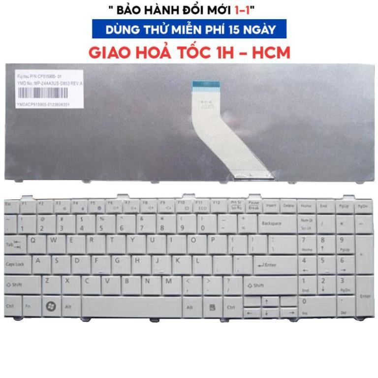 Bàn phím laptop Fujitsu AH530, AH531, NH751, CP487041, CP515904, CP513251 Màu Trắng .