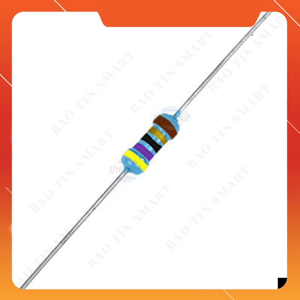 [100 Cái]- Điện Trở 47 Ohm 1/2W 1% 5 Vòng Màu