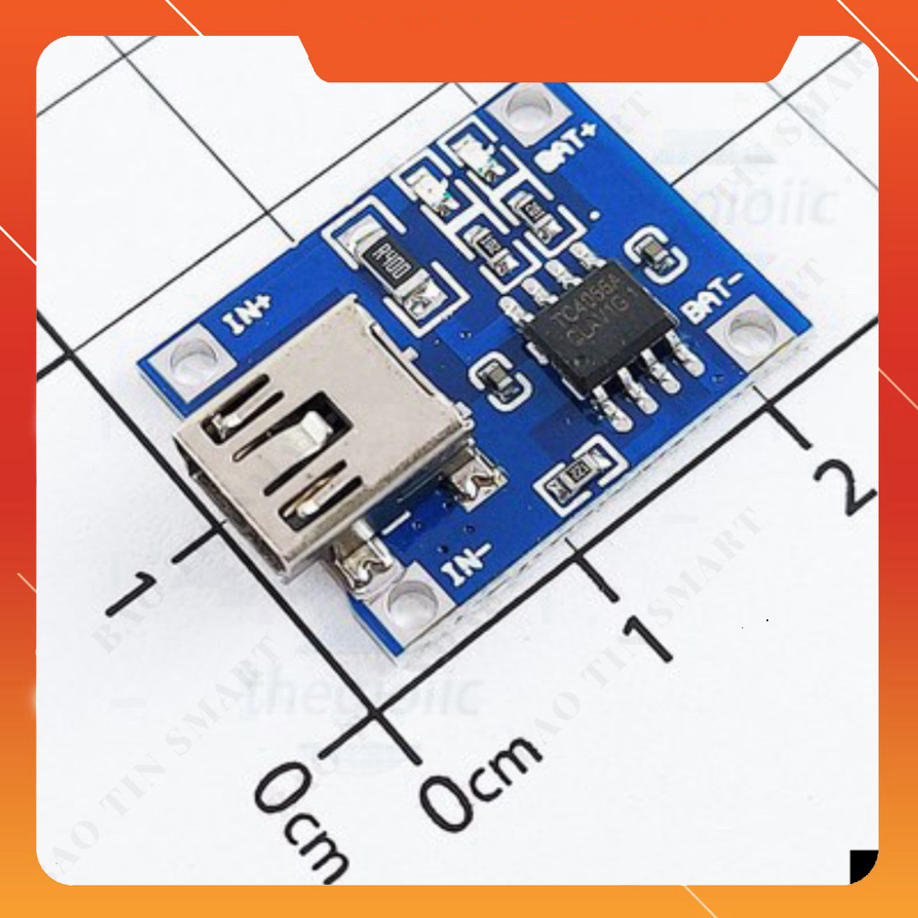 [5 Cái]- TP4056 Mạch Sạc Pin MiniUSB 1A