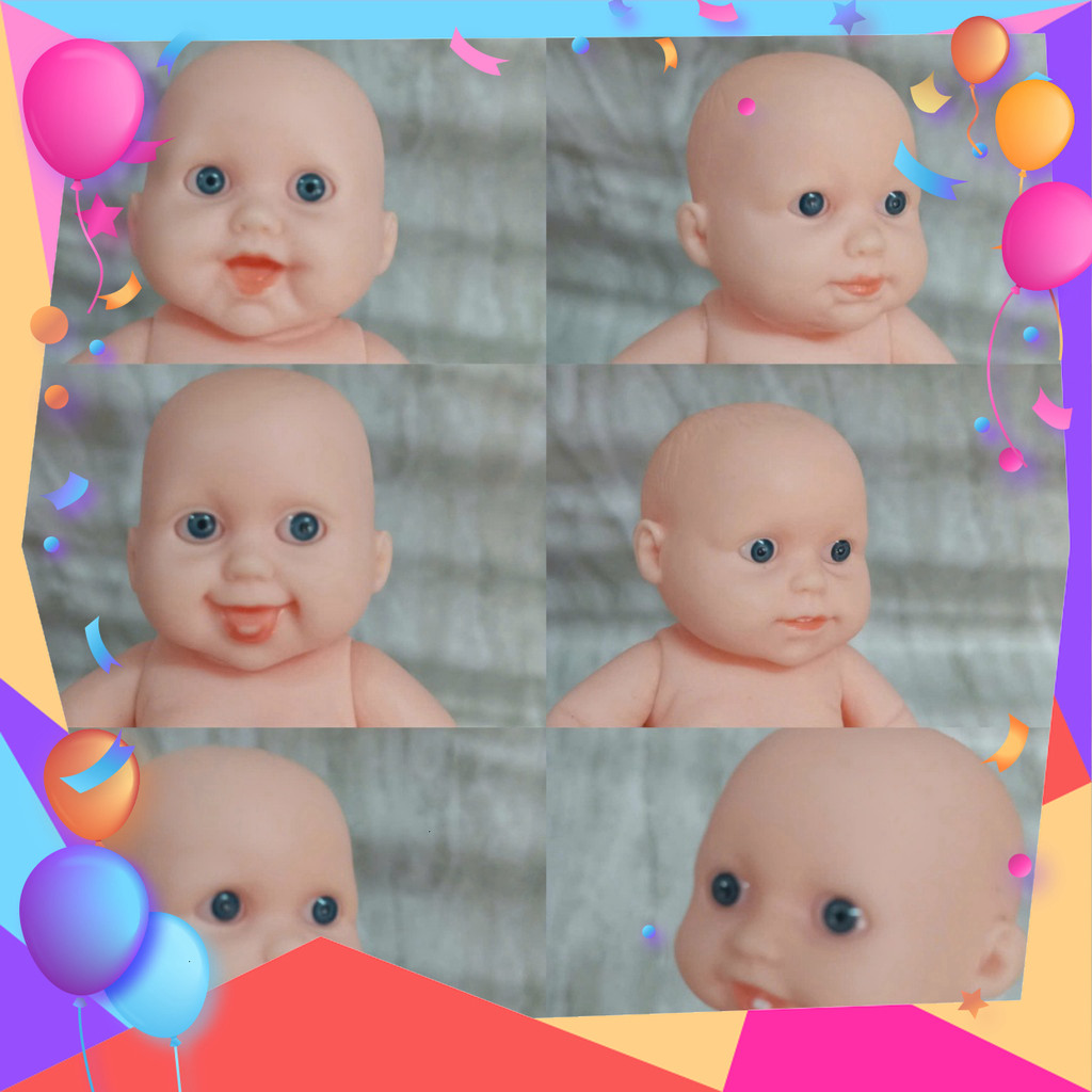Búp Bê Vinyl Nhựa Mềm 12cm Reborn Doll 5inch Style Cute