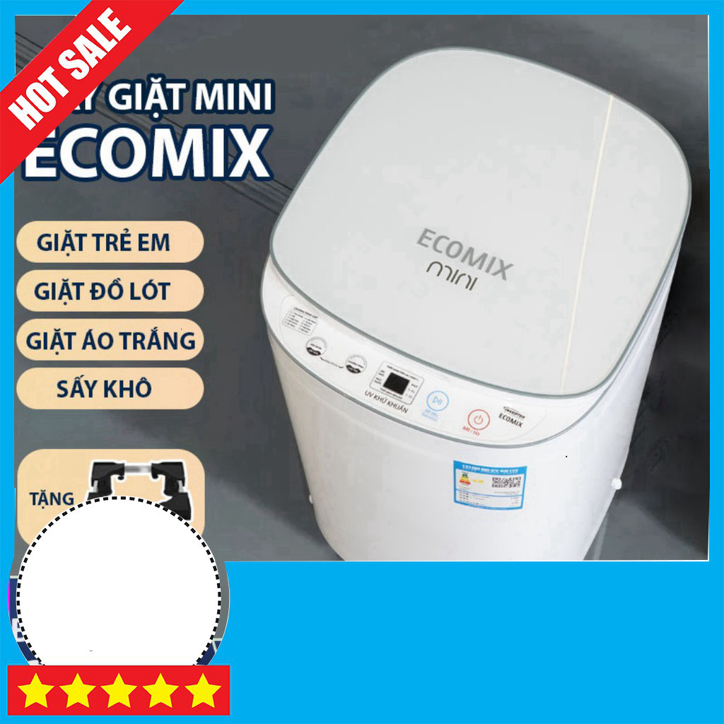 IB shop đặt Máy Giặt Mini Ecomix Hẹn Hỏi Tự Động 6 Năm BH GIAO TOÀN QUỐC.