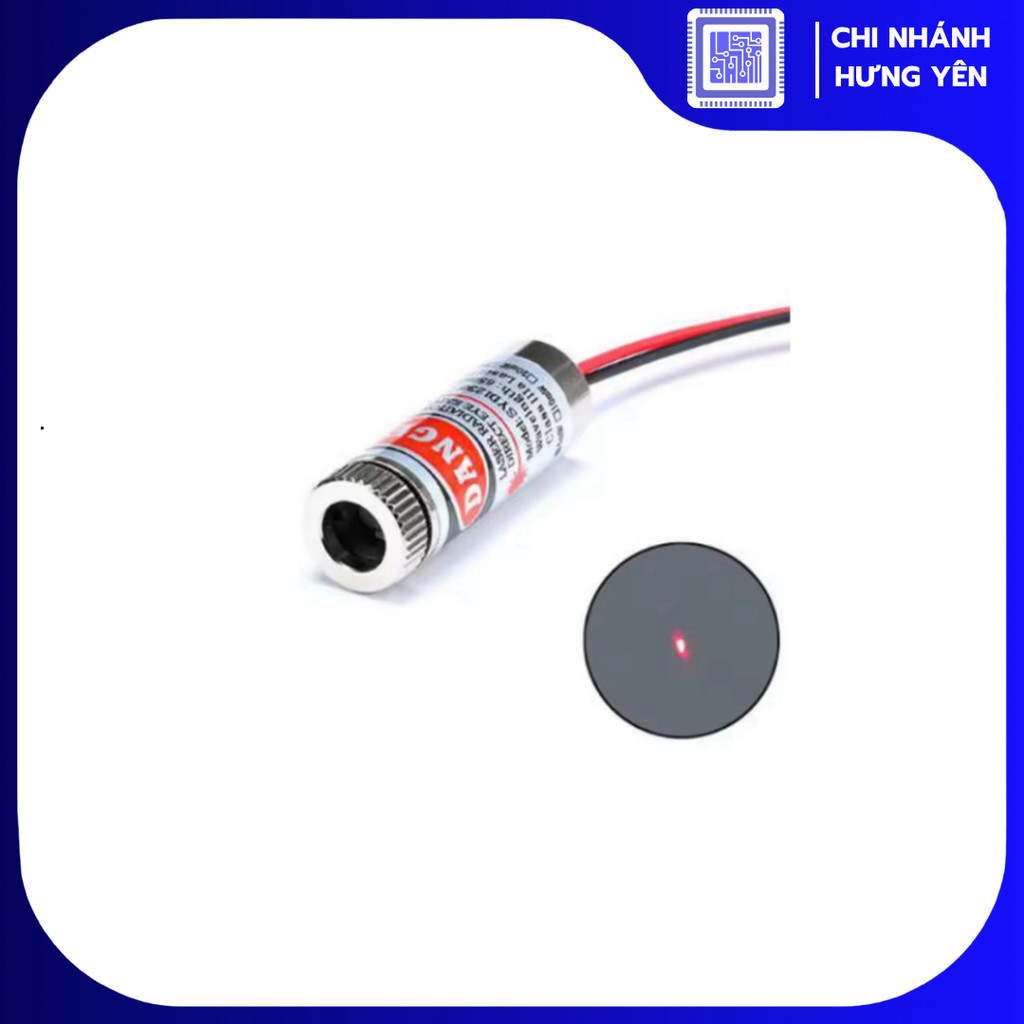 Đầu phát laser 5mW màu đỏ Hội tụ
