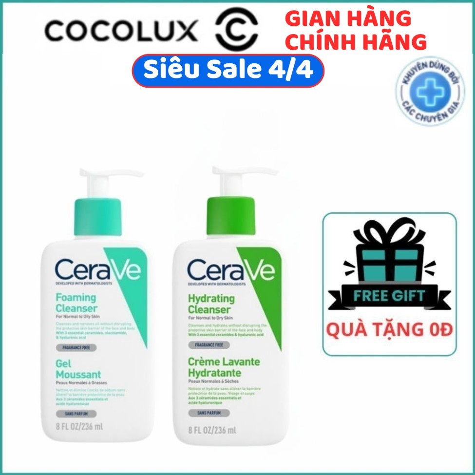 Sữa Rửa Mặt Cerave Bản Pháp  Developed With Dermatologists Foaming Cleanser Watsons Official chinh h