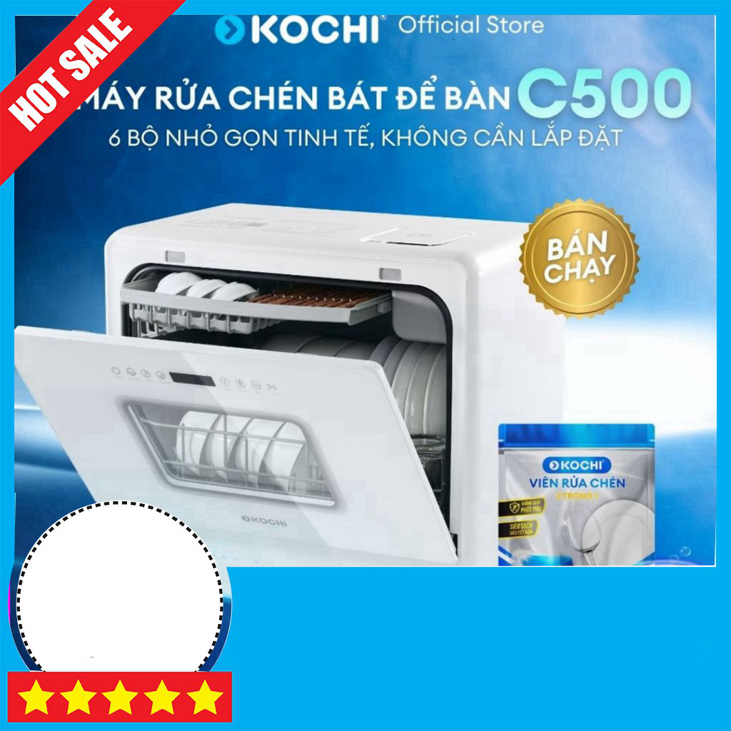 IB shop đặt Máy Rửa Chén 6 Bộ Công Suất Tăng 5+1 Khoảng C500 KOCHI GIAO TOÀN QUỐC.