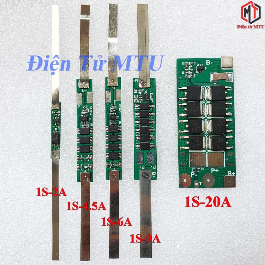 Mạch sạc và bảo vệ pin 1S 3.2V LiFePO4 - Lithium Sắt Photphat - Pin 32650