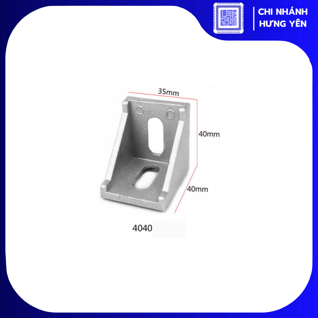 Ke góc vuông 4040 cho nhôm định hình