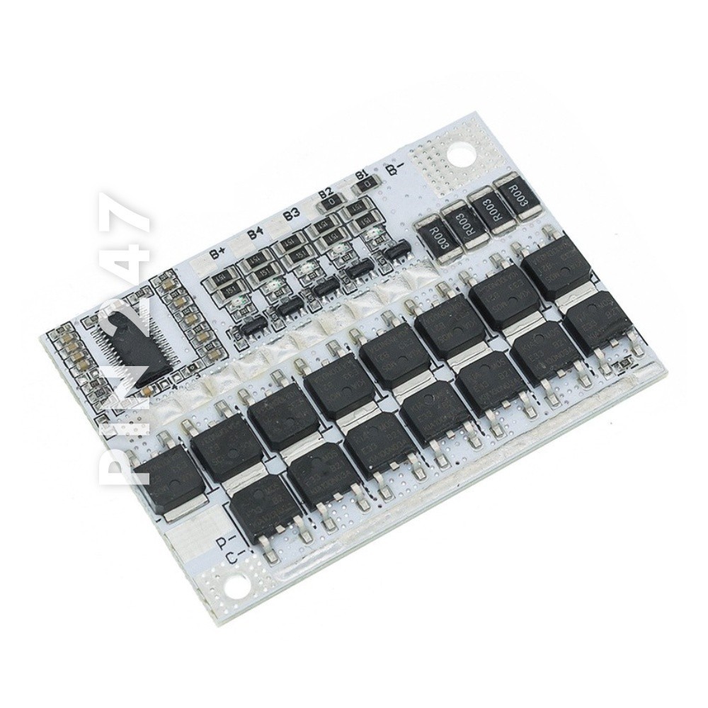 058 Mạch bảo vệ sạc xả pin Polyme LifePo4 Li-ion 3S/4S/5S BMS 12 V 16.8V 21V 100A