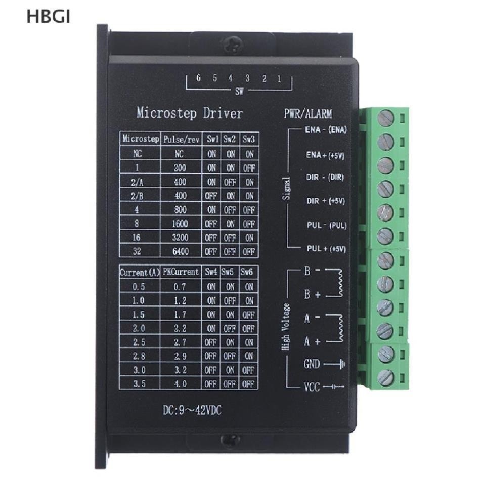 006 TB6600 Stepper Motor Driver 4A 9~42V TTL 32 Micro-Step CNC 1 Axis HOT