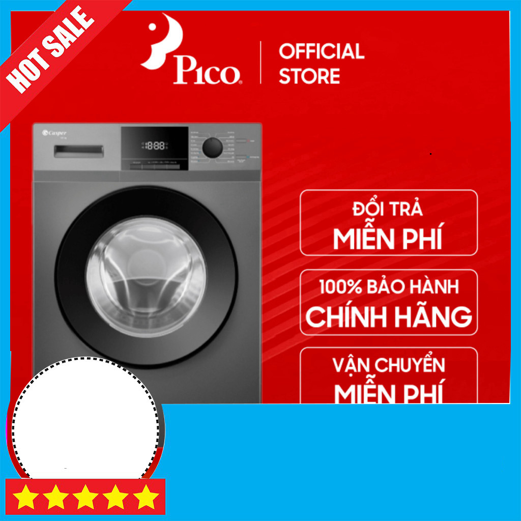 IB shop đặt Máy Giặt Casper WF-95VG5 9.5kg Inverter tiết kiệm năng lượng GIAO TOÀN QUỐC.