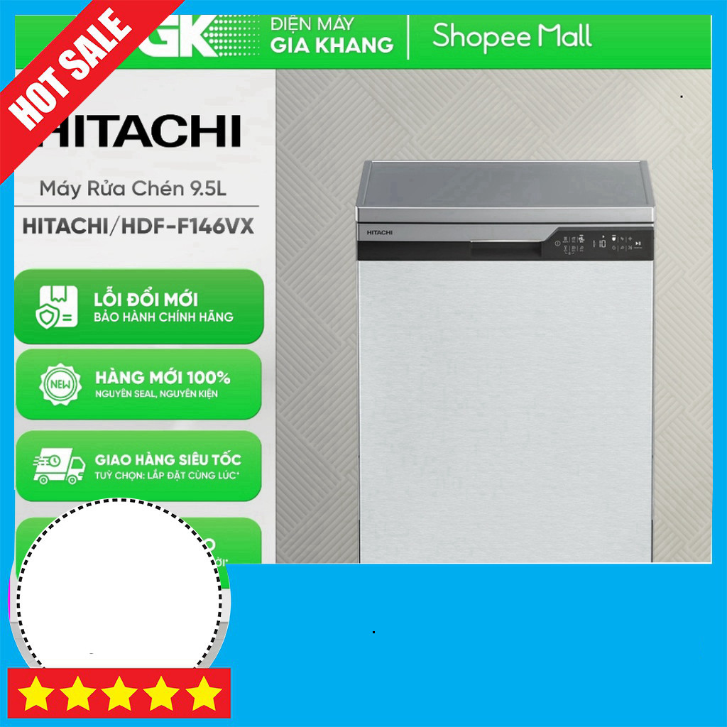 IB shop đặt Máy Rửa Chén Độc Lập Hitachi HDF-F146VX - Mua Toàn Quốc GIAO TOÀN QUỐC.