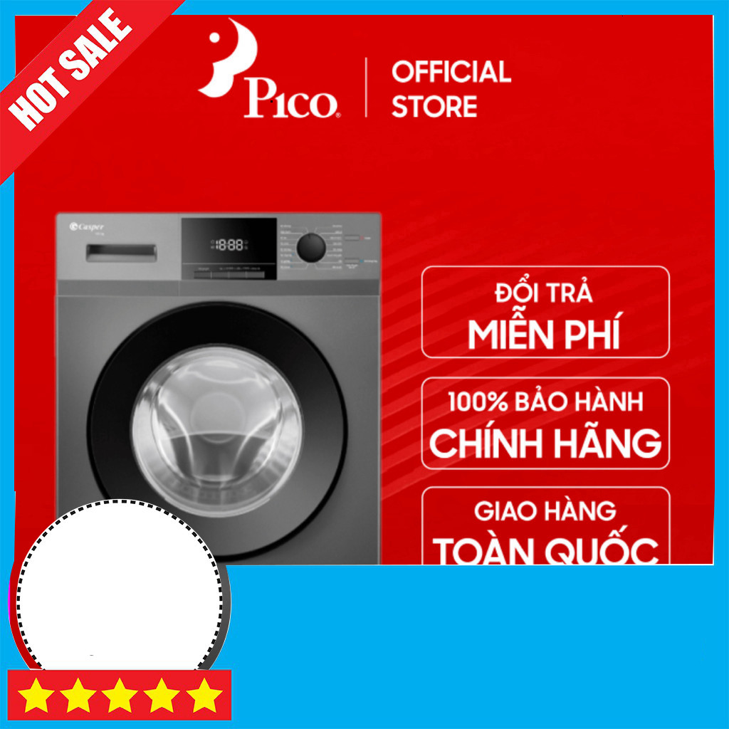 IB shop đặt Máy Giặt 10.5kg Lồng Ngang Casper Giao Toàn Quốc WF-105VG5 GIAO TOÀN QUỐC.