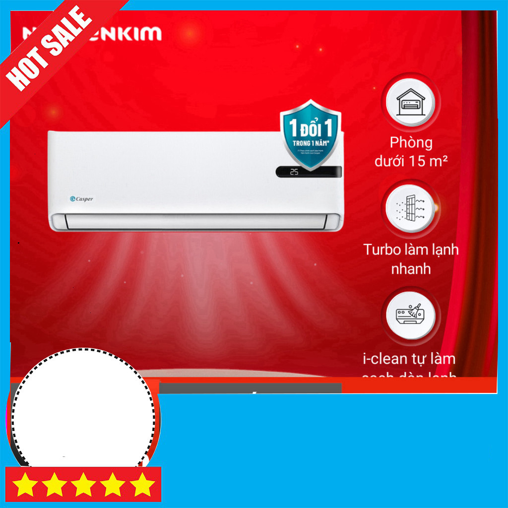 IB shop đặt "Máy Lạnh 1 HP Casper Inverter GC-09IB36, Miễn Phí Lắp Đặt & Giao Hàng Nhanh" GIAO TOÀN 
