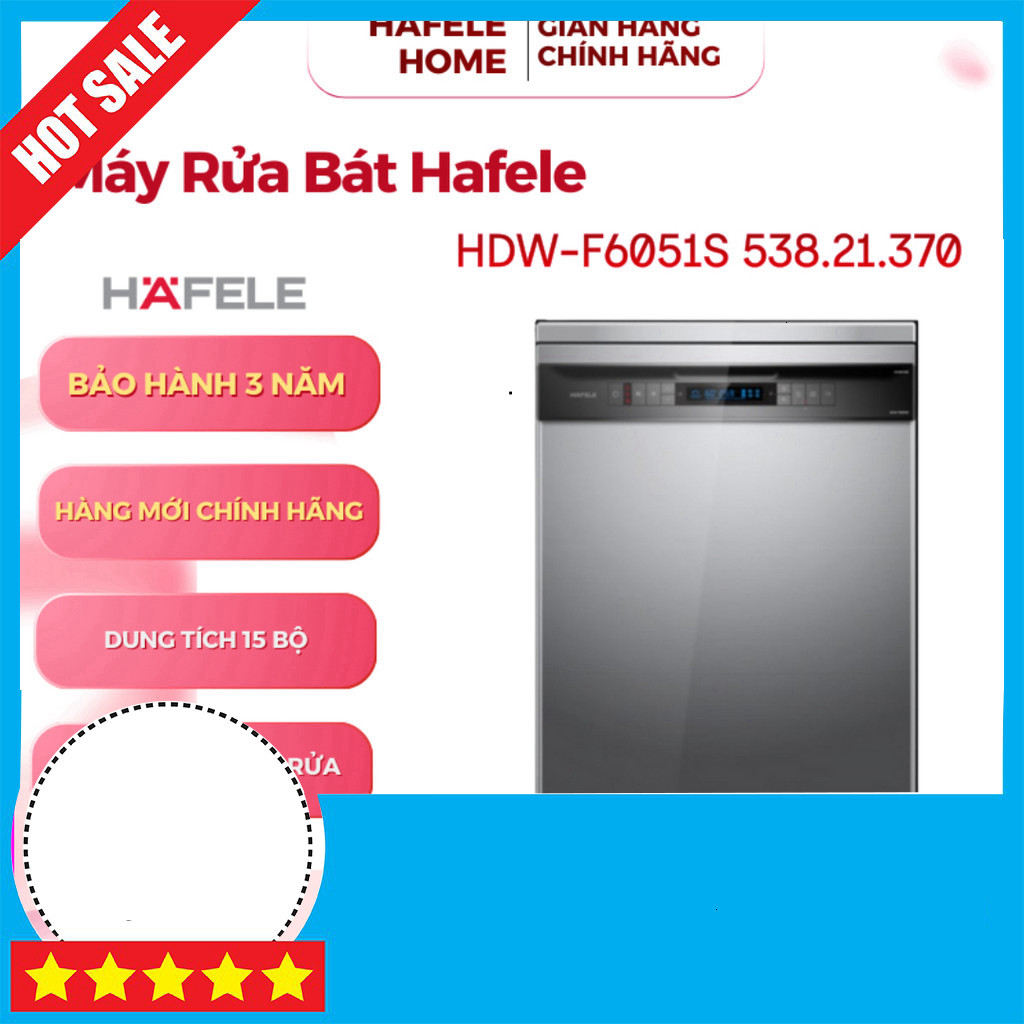 IB shop đặt Máy Rửa Chén Hafele HDW-F6051S 8 Chế Độ - Chuyên Dụng GIAO TOÀN QUỐC.