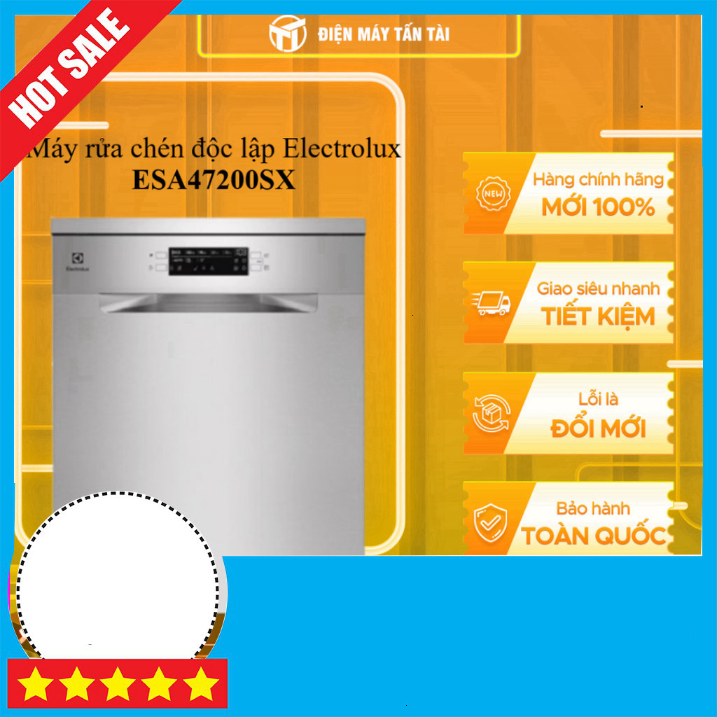 IB shop đặt Máy rửa chén độc lập Electrolux ESA47200SX - BẢO HÀNH 12 THÁNG THƯỞNG GIÁ GIAO TOÀN QUỐC