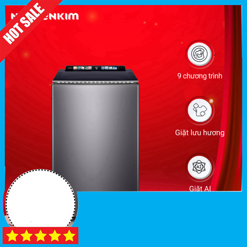 IB shop đặt Máy Giặt Aqua Inverter 12kg Công Nghệ Inverter Hỗ Trợ 12kg GIAO TOÀN QUỐC.