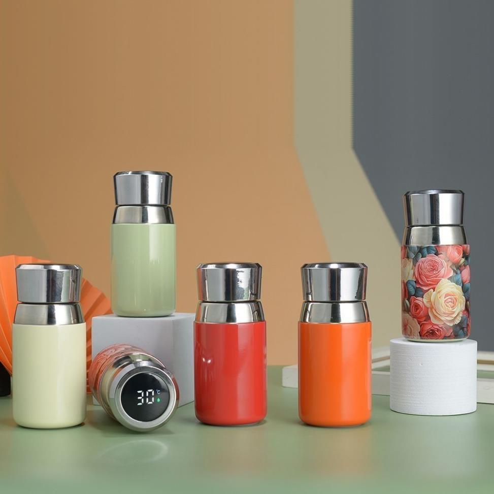 Bình Giữ Nhiệt Mini 200ml – Inox 316 | LED Hiển Thị Nhiệt Độ | Giữ Nóng Lạnh Lâu | Bình Nước Nhỏ Gọn