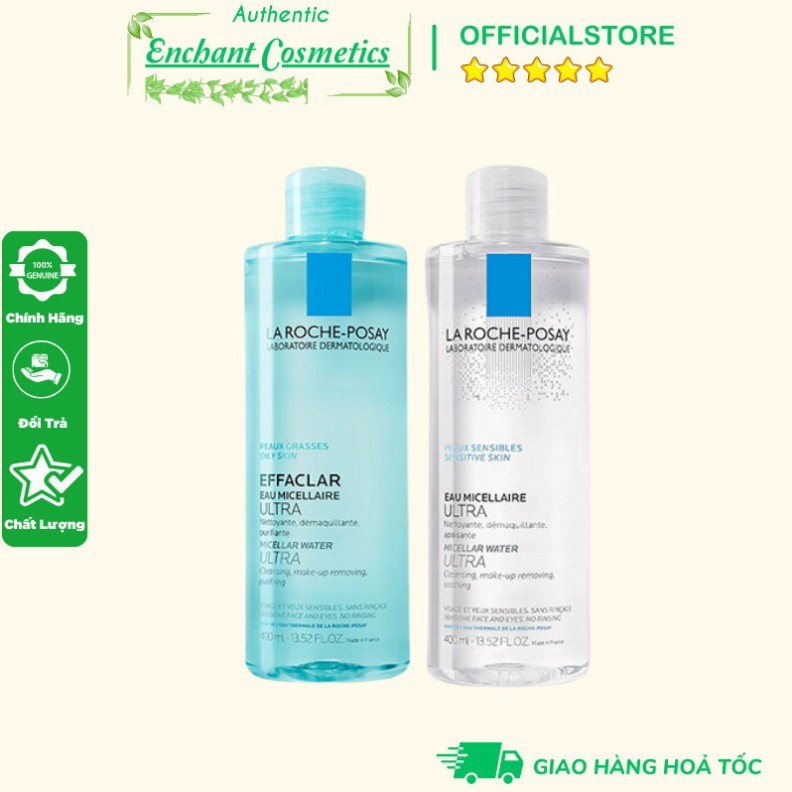 Nước Tẩy Trang Cho Mọi Loại Da La Roche-Posay Micellar Water Ultra Sensitive Skin 400ml Chính Hãng B